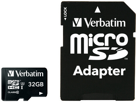 Verbatim Pro MicroSDHC 32GB (Class 10) + SD adaptér_1212191546
