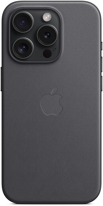 Apple kryt z tkaniny FineWoven s MagSafe na iPhone 15 Pro, černá_1514920002