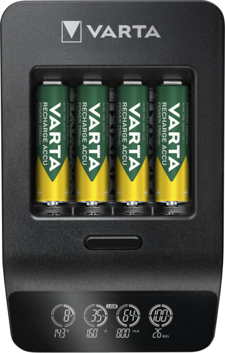 VARTA nabíječka Smart Charger+ s LCD_773381343
