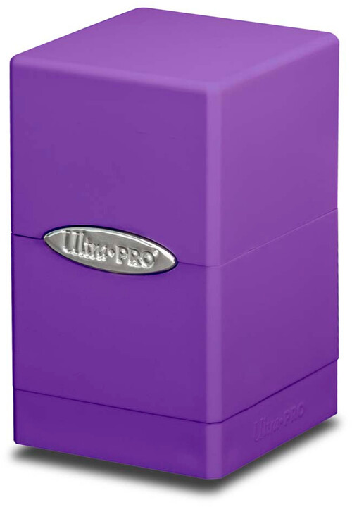 Krabička na karty Ultra Pro: Satin Tower, fialová