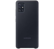 Samsung silikonový zadní kryt pro Samsung Galaxy A51, černá_582066977