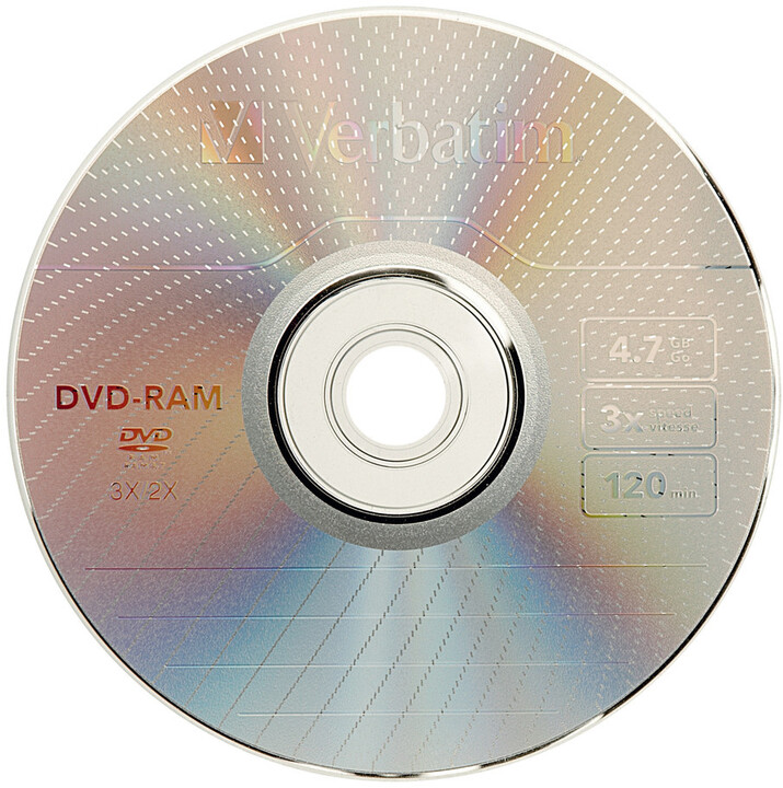 Verbatim DVD-RAM 3x 4,7GB slim (non-cartridge) 3ks_2058067366