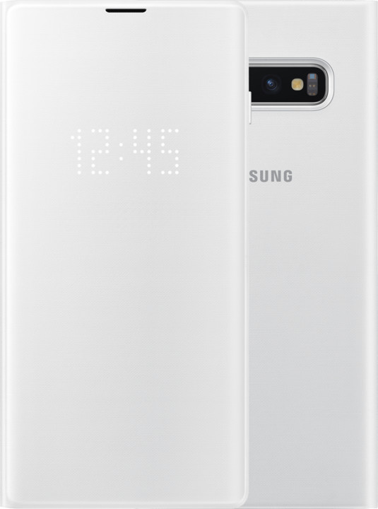 Samsung LED View flipové pouzdro pro Samsung G973 Galaxy S10, bílá_1033970475