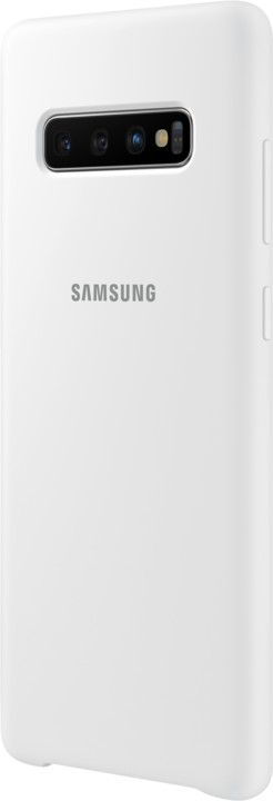 Samsung silikonový zadní kryt pro Samsung G975 Galaxy S10+, bílá_632027846