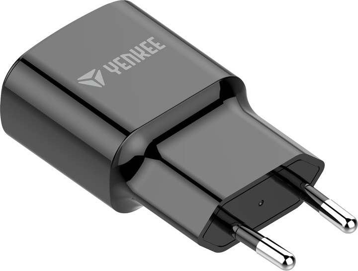 YENKEE YAC 2013BK USB nabíječka 2400mA, černá_1109482206