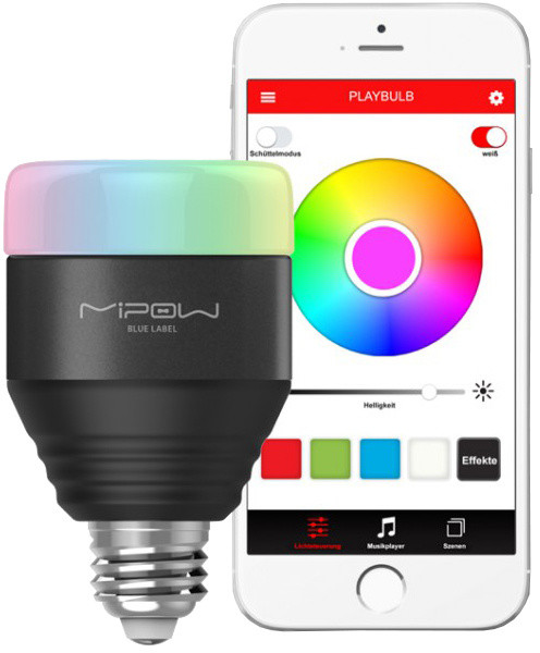 MiPow Playbulb Smart chytrá LED Bluetooth žárovka, černá_59858939