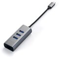 Satechi Type-C 2v1 3 Port USB 30 HUB Ethernet, šedá_1769818001
