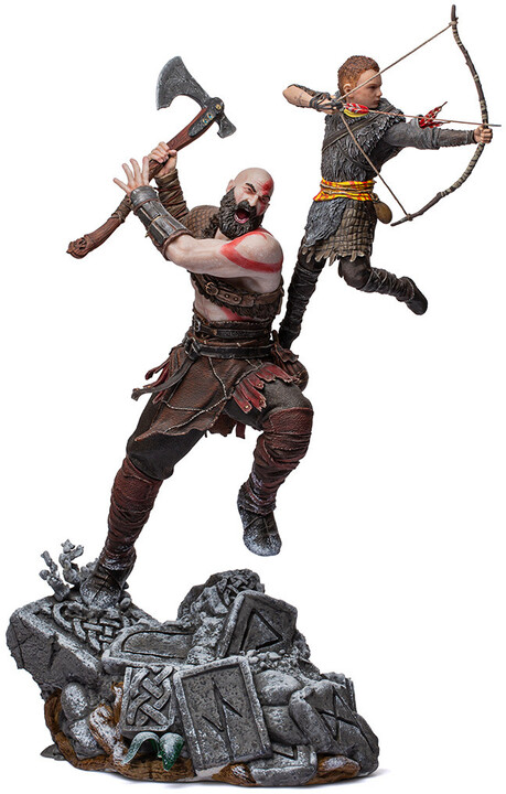 Figurka Iron Studio God of War - Kratos and Atreus BDS Art Scale 1/10