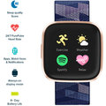 Google Fitbit Versa 2 Special Edition (NFC) - Navy &amp; Pink Woven_1445225694