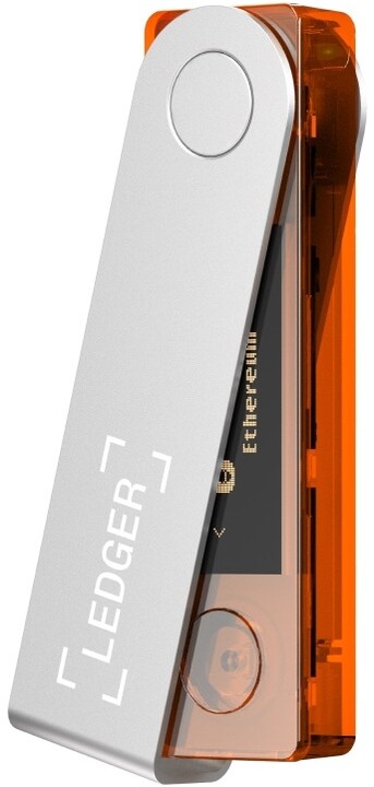 Ledger Nano X Blazing Orange, hardwarová peněženka na kryptoměny_2051791353