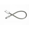 PlusUs LifeStar Handcrafted USB Charge &amp; Sync cable (1m) Lightning - Silver_444813190