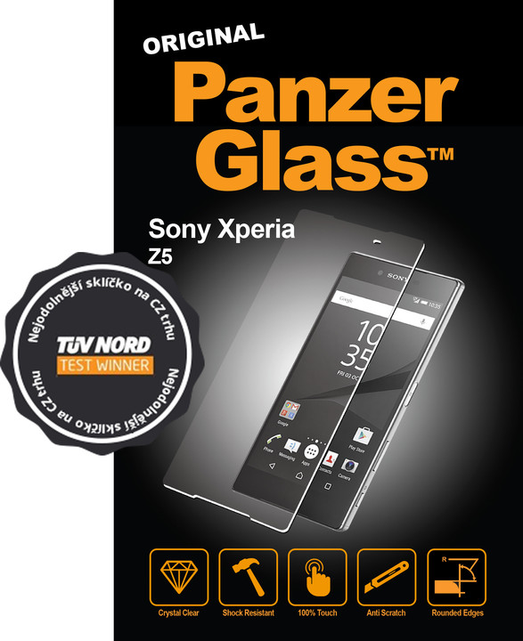PanzerGlass ochranné sklo na displej pro Sony Xperia Z5 Front_1513575436