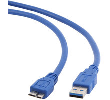 Gembird CABLEXPERT kabel USB A-B micro 1,8m 3.0, modrá_2000227373