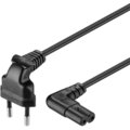 PremiumCord kabel síťový 230V se zahnutými konektory, 3m_290961796