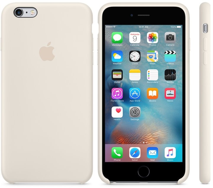 Apple iPhone 6s Plus Silicone Case, Antique bílá_61229947