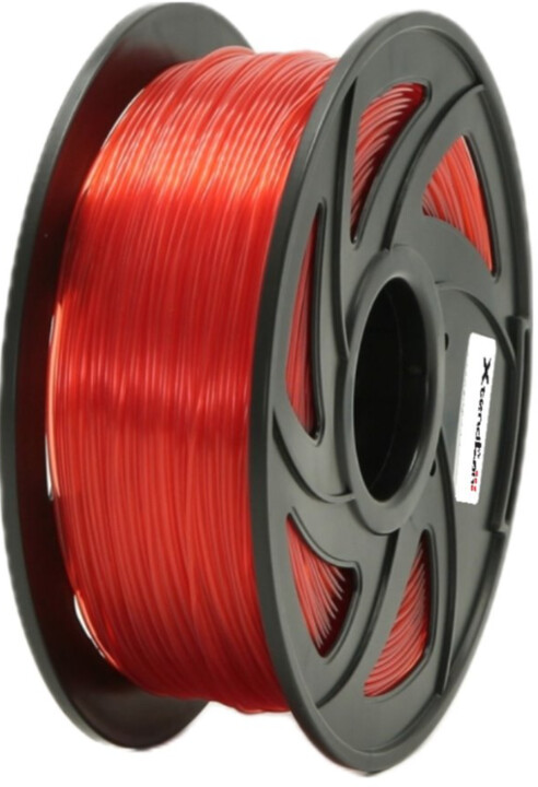 XtendLAN tisková struna (filament), PLA, 1,75mm, 1kg, průhledný oranžový_1262025519