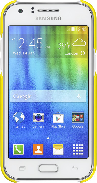 Samsung kryt EF-PJ100B pro Galaxy J1 (J100), žlutá(2015)_1991883607