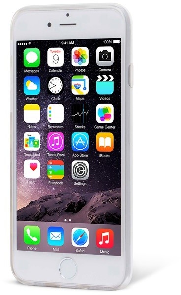 EPICO pružný plastový kryt pro iPhone 6/6S HOCO LILY - bílý transparentní_682708922