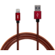 MAX kabel Lightning opletený, 1m, červená_341847538