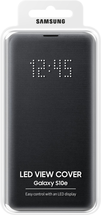 Samsung LED flipové pouzdro pro Samsung G970 Galaxy S10e, černá_474442198