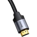 Baseus Enjoyment Series 4K HDMI/DVI kabel, 2m, tmavě šedá_679005956