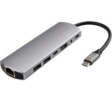 FIXED hliníkový hub 7v1 s USB-C pro notebooky a tablety_1055974386