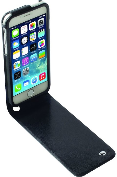 Krusell KALMAR WalletCase kožené pouzdro pro Apple iPhone 6, černá_585120535