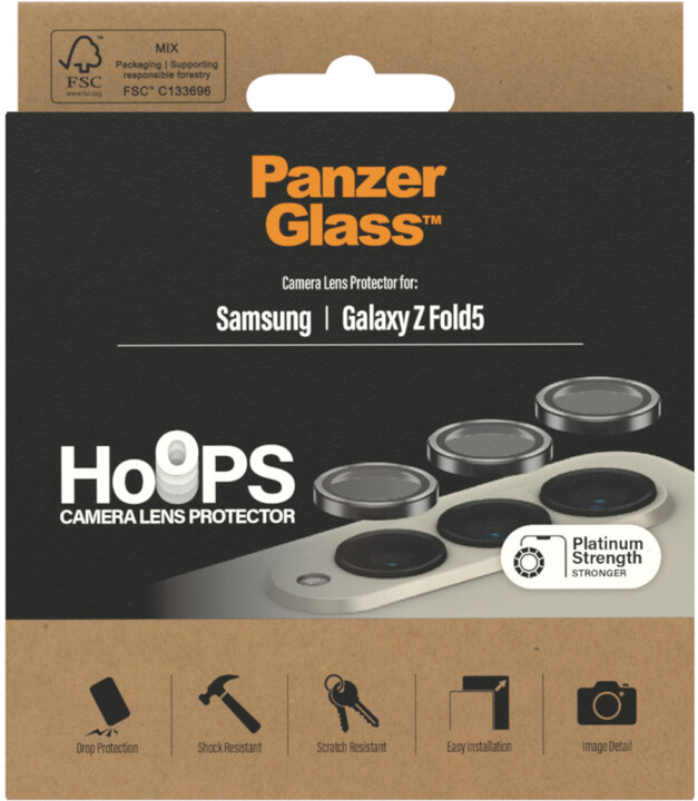 PanzerGlass HoOps ochranné kroužky pro čočky fotoaparátu pro Samsung Galaxy Z Fold5_1672992698