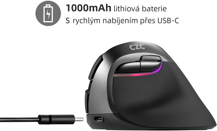 CZC.Office Kite One, ergonomická, bezdrátová, tichá_1260777206