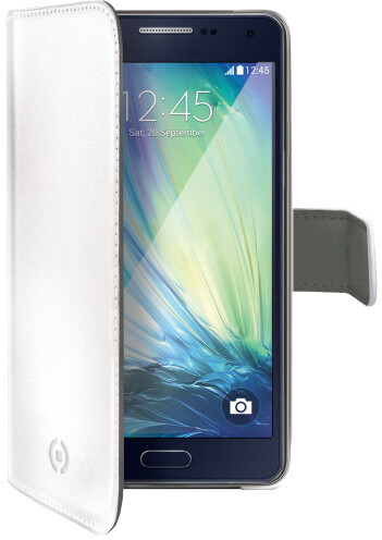 CELLY Wally pouzdro pro Samsung Galaxy A3, PU kůže, bílá_859751173