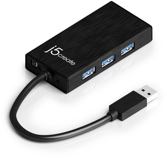 J5CREATE adapter USB3.0 na Gigabit Ethernet/3-port Hub (Windows/Mac) JUH470_535103063