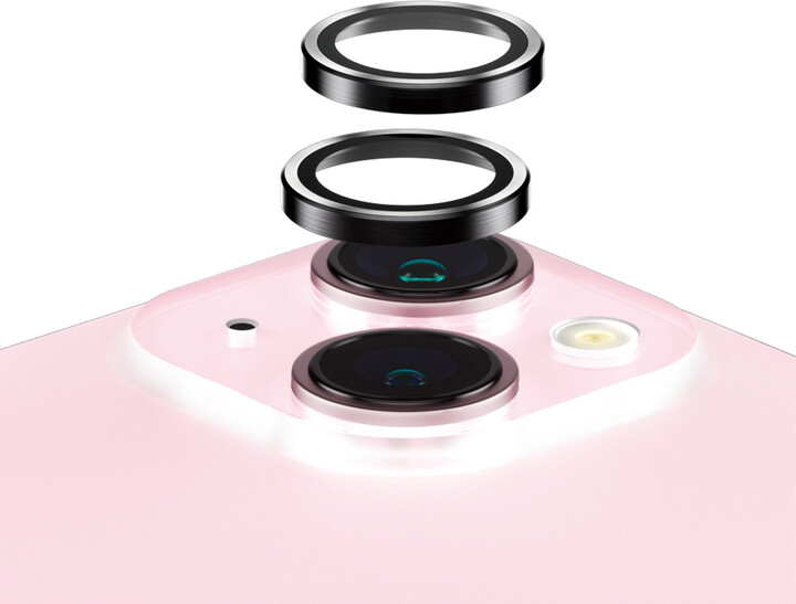 PanzerGlass HoOps ochranné kroužky pro čočky fotoaparátu pro Apple iPhone 15/15 Plus_842356435