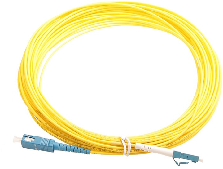 Masterlan optický patch cord, LCupc/SCupc, Simplex, Singlemode 9/125, 15m_911268801