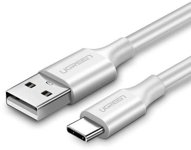 UGREEN kabel USB-A - USB-C, 2m, bílá_165012996