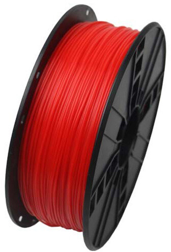 Gembird tisková struna (filament), ABS, 1,75mm, 1kg, fluorescentní červená_43958380