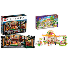 Extra výhodný balíček LEGO® - Central Perk 21319 a Bio kavárna v městečku Heartlake 41444 LEGO® Friends 41444 Bio kavárna v městečku Heartlake