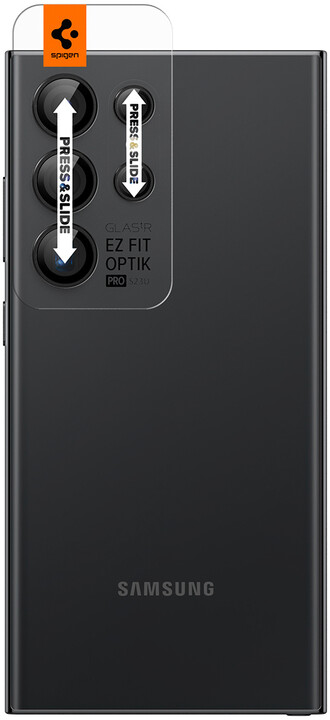 Spigen ochranné sklo tR EZ Fit Optik Pro 2 Pack pro čočky fotoaparátu Samsung Galaxy S24 Ultra,_1166883765