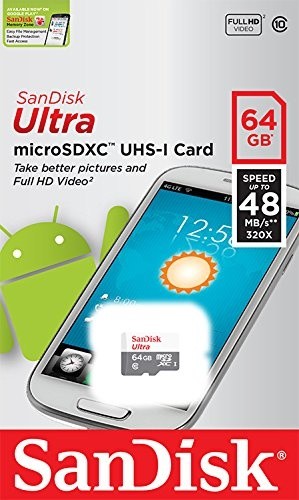 SanDisk Micro SDXC Ultra Android 64GB 48MB/s UHS-I_779026669