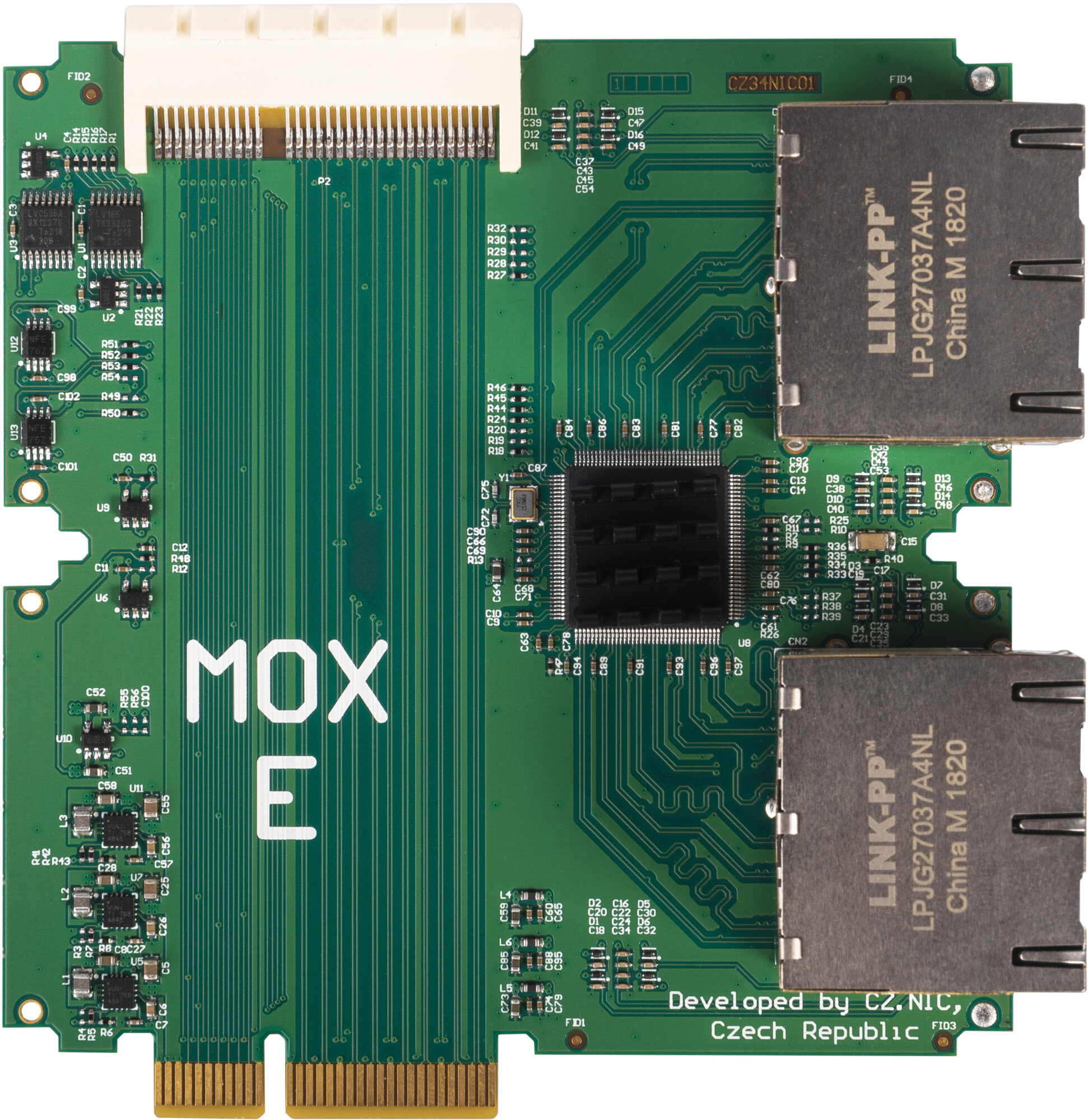 Turris MOX E Module - Super Ethernet modul, 8x100/1000 - RTMX-ME2BOX