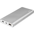 Trust Omni Thin metal PowerBank USB-C QC3 10000 mAh, stříbrná_2054666656