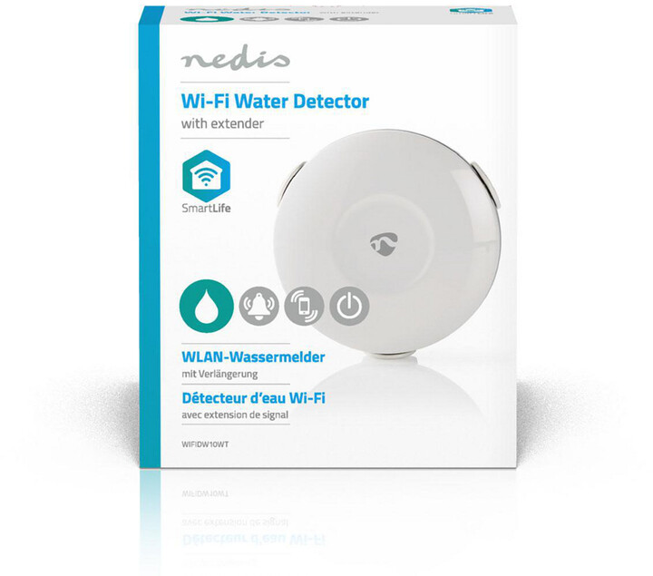 Nedis WiFi, chytrý detektor úniku vody, napájení na baterii_1339686083