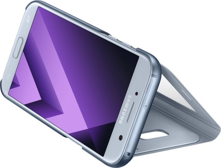 Samsung Galaxy A5 2017 (SM-A520P), flipové pouzdro, S-View, modré_1796190313