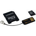 Kingston Micro SDHC 16GB Class 4 + SD adaptér + USB čtečka