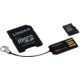 Kingston Micro SDHC 16GB Class 4 + SD adaptér + USB čtečka