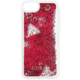 GUESS Liquid Glitter zadní kryt pro iPhone 7/8, Rapsberry