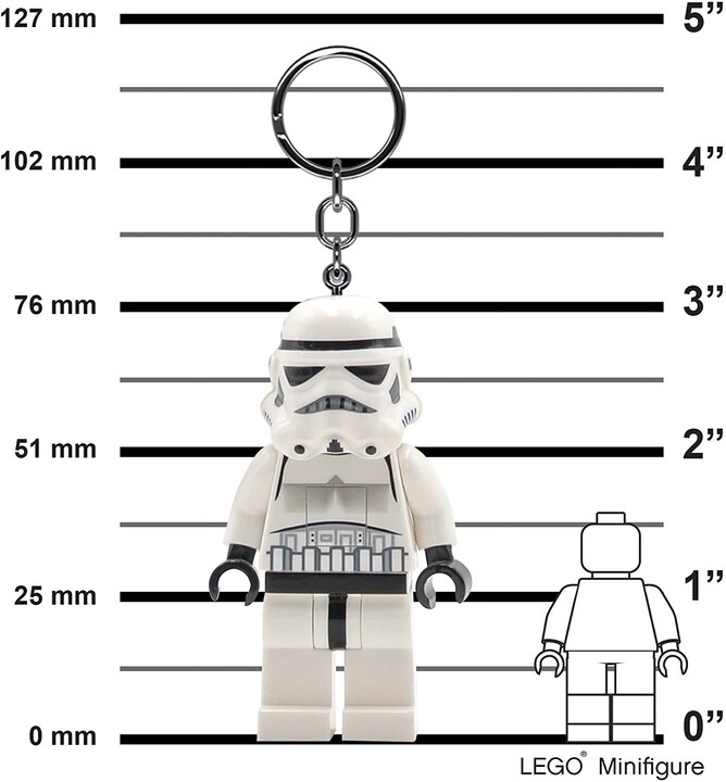 Klíčenka LEGO Star Wars - Stormtrooper, svítící figurka_2099450867