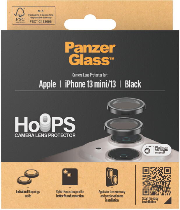 PanzerGlass HoOps ochranné kroužky pro čočky fotoaparátu pro Apple iPhone 13 mini/13_453842423
