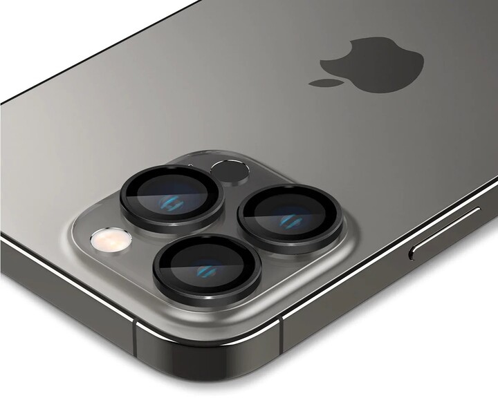 Spigen ochranné sklo EZ Fit Optik Pro pro Apple iPhone 14 Pro/iPhone 14 Pro Max, 2 ks, černá_489905572