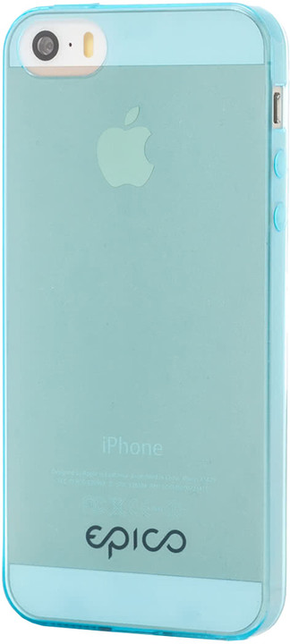 EPICO Plastový kryt pro iPhone 5/5S/SE TWIGGY GLOSS - modrý_1370593874