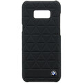 BMW Hexagon kožený zadní kryt pro Samsung G955 Galaxy S8 Plus, černý_345898794